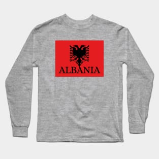 Albanian Flag Long Sleeve T-Shirt